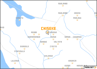 map of Chiseke