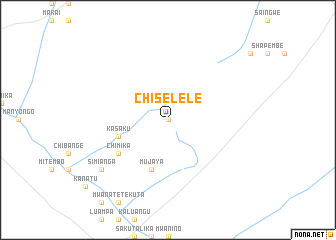 map of Chiselele