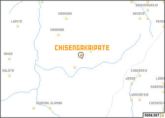 map of Chisenga Kaipate