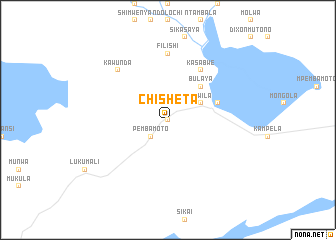 map of Chisheta