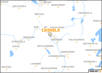 map of Chisholm