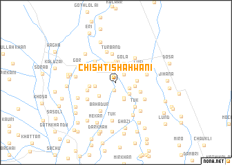 map of Chishti Shāhwāni