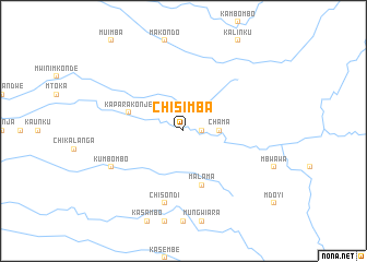 map of Chisimba