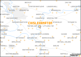 map of Chislehampton