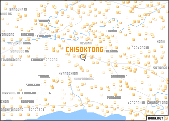 map of Chisŏk-tong