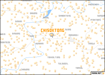 map of Chisŏk-tong