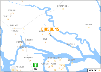 map of Chisolms