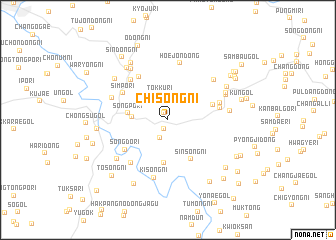 map of Chisŏng-ni