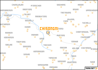 map of Chisŏng-ni