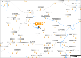 map of Chisŏn