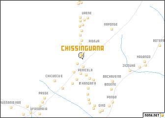 map of Chissinguana