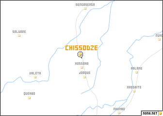 map of Chissódze