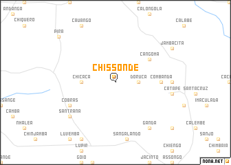 map of Chissonde