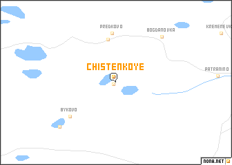 map of (( Chisten\