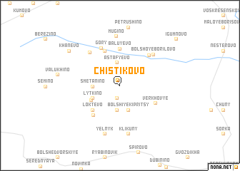 map of Chistikovo