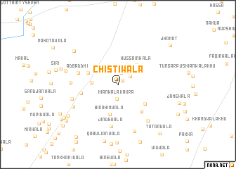 map of Chistīwāla