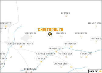 map of Chistopolʼye