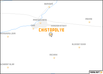 map of Chistopol\