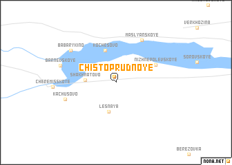 map of Chistoprudnoye