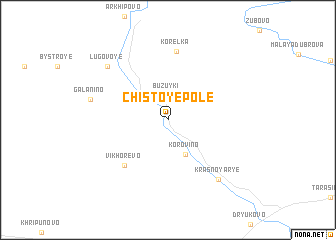 map of Chistoye Pole