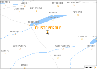 map of Chistoye Pole