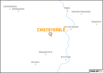 map of Chistoye Pole