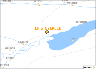 map of Chistoye Pole