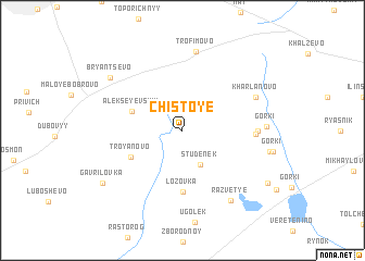 map of Chistoye