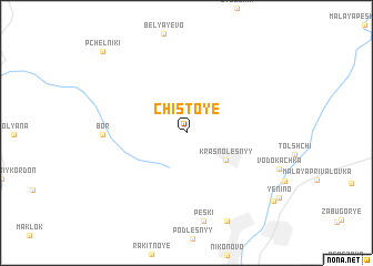 map of Chistoye