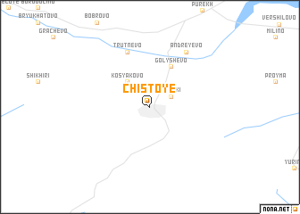 map of Chistoye