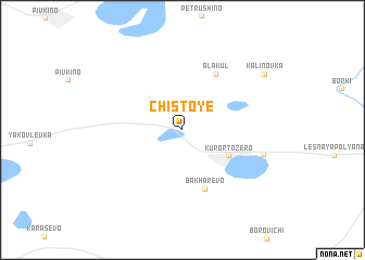 map of Chistoye