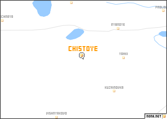 map of Chistoye