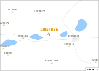 map of Chistoye