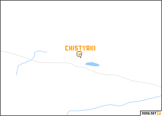 map of Chistyaki