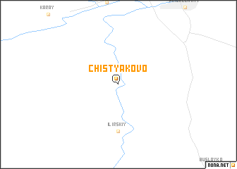 map of Chistyakovo