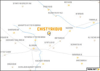 map of Chistyakovo