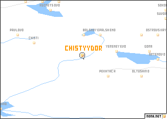 map of Chistyy Dor
