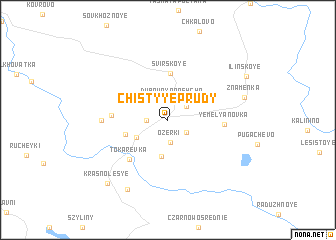 map of Chistyye Prudy