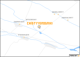 map of Chistyye Rodniki