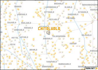 map of Chitalwāla