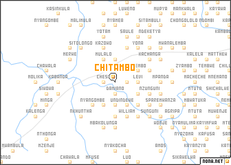 map of Chitambo