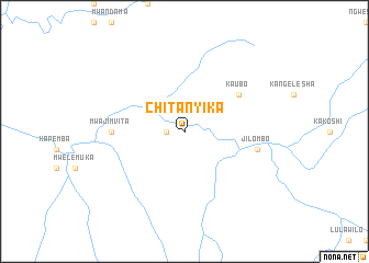 map of Chitanyika