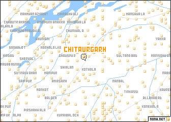 map of Chitaurgarh