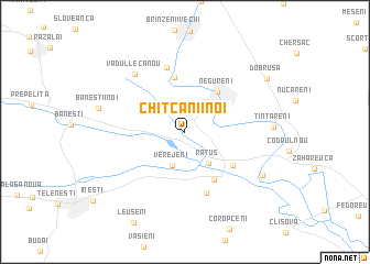 map of Chiţcanii Noi