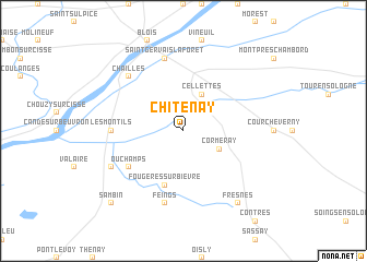 map of Chitenay