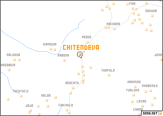 map of Chitendeva