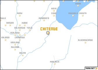 map of Chitende