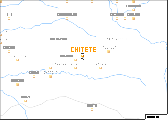 map of Chitete