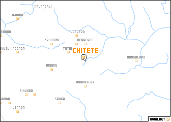 map of Chitete