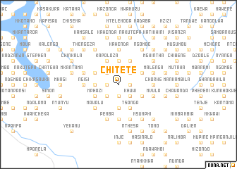 map of Chitete